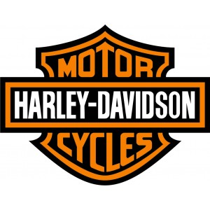 2x Pegatinas logo Harley 1