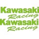 2x Pegatinas Kawasaki Racing