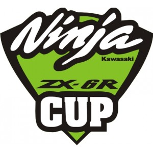 2x Pegatinas Kawasaki Ninja CUP