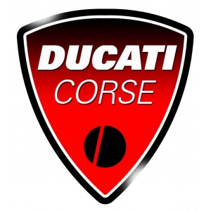 2x Logo Escudo Ducati GEL