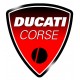 2x Logo Escudo Ducati GEL