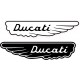 2x Logo Ducati alas vintage