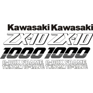 KIT Pegatinas Kawasaki ZX10 92