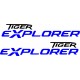 2x Pegatinas triumph tiger Explorer