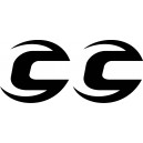 2x Pegatina logo cannondale