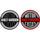Pegatina Harley Davidson redonda