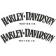 2x Pegatinas Harley Davidson Motor Co