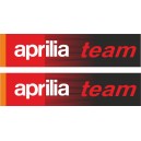 2x Pegatina Aprilia Team