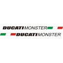 2x Logo Ducati Monster
