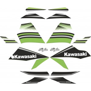 KIT Pegatinas Kawasaki Ninja 650 2017